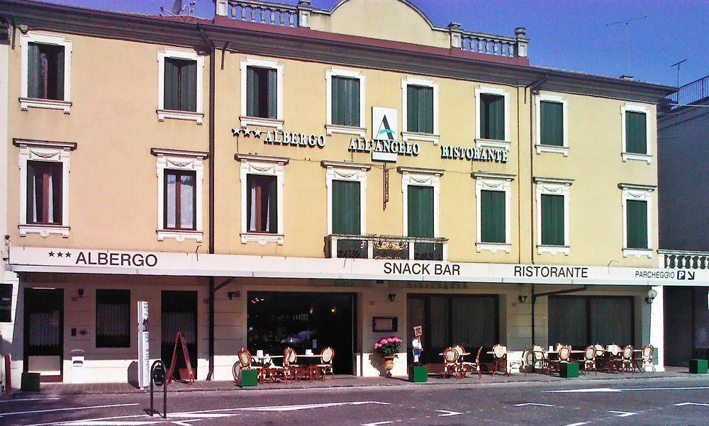 Hotel All'Angelo Ponte Di Piave Padova Bagian luar foto